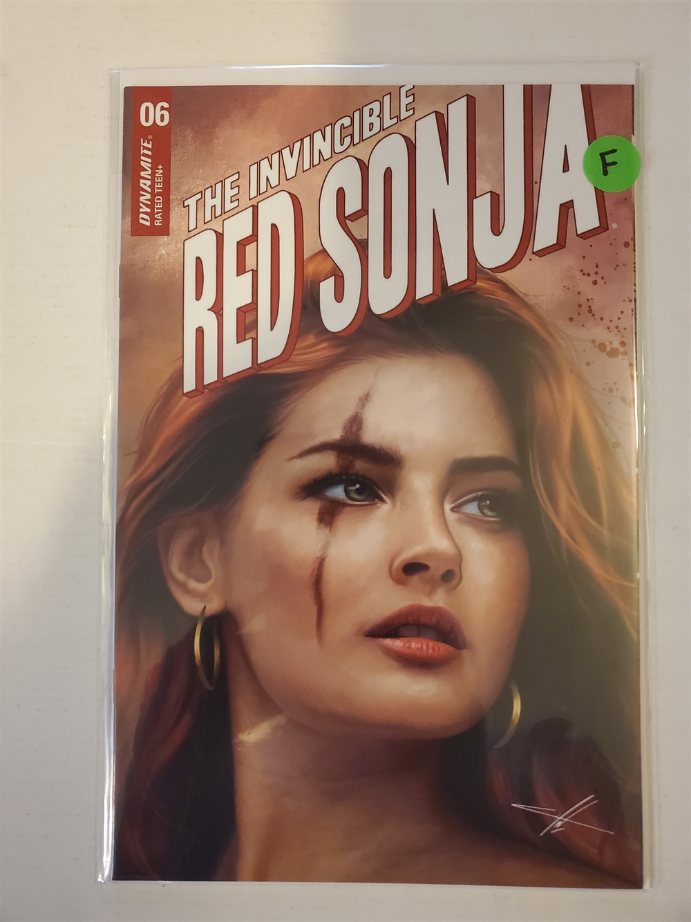 Invincible Red Sonja #6 - 1:10 Variant - Carla Cohen - Dynamite - 2021 NM